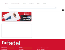 Tablet Screenshot of fadelmuebles.com
